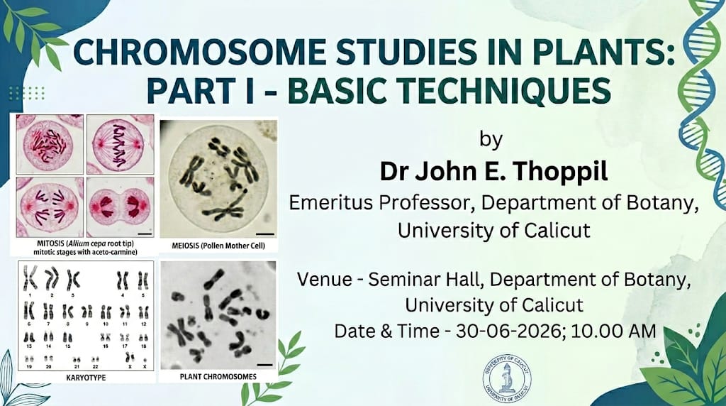 Talk on Chromosome Studies